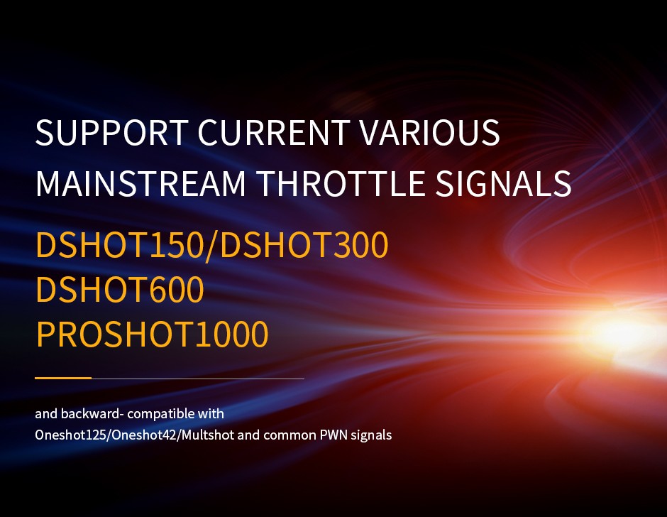 Support current various mainstream throttle signals
